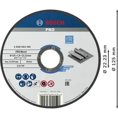 საჭრელი დისკი Bosch 2608603165 Metal Standard