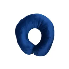 Подушка для шеи бархатная
