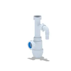 Siphon with straight pipe ANI PLAST YUNG 1 1/4" 32*200 BM1315EU