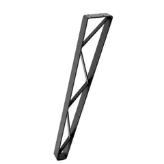 Ножка для стола REI 2-904.710.18P черный 710 мм