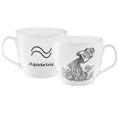 Glass porcelain  Ambition ZODIAC 550ml Aquarius