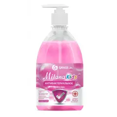 Антибактериальное жидкое мыло Grass "Milana Kids" Fruit bubbles 500 мл
