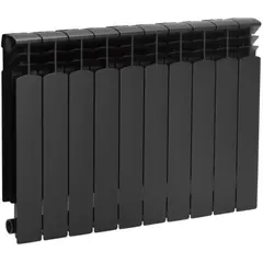 Sectional radiator, aluminum KFA Armatura G500F black