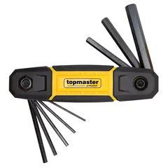 ნაკრები ექვსწახნაგა გასაღებების Topmaster 390100 HEX 1.5-8 მმ 8 ც