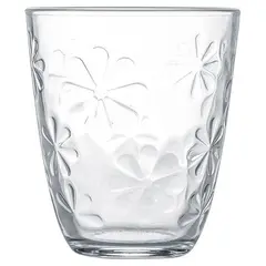 Low juice glass with flowers Luminarc 310ml NEO FLOWERS/270211