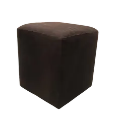 პუფი ალკანტარა 34х40 მუქი ყავისფერი