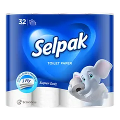 ტუალეტის ქაღალდი Selpak 32 ც