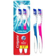 Щетка зубная Colgate Whitening 1+1
