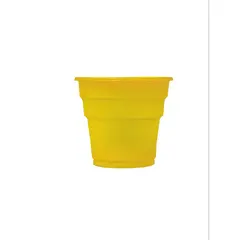 Стакан одноразовый Orei 25 шт желтый