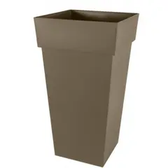 ქოთანი პლასტმასის EDA Plastiques POT TOSCANE XXL CARRE 98ლ 44 x 44 x 80,5სმ