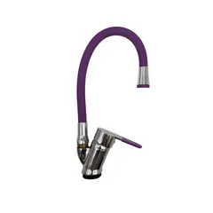 სამზარეულოს შემრევი LUX 312-335 იასამნისფერი სილიკონის ხორთუმით