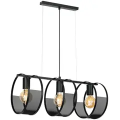 Chandelier Luminex Siner 1377 3x60W E27 black