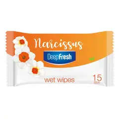 Wet wipes Deep Fresh narcissus 15 pcs