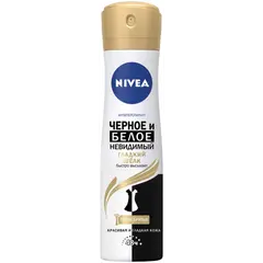 Дезодорант-спрей Nivea Black and white invisible smooth silk 150 мл