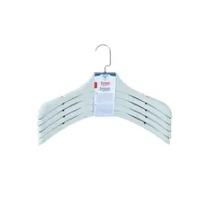 Вешалка для верхней одежды Aleana 45x8см 5шт белая роза