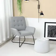 Chair gray Leisure 69.5x81x86 cm