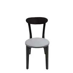 სკამი სამზარეულოს "რიონი" ხისფერი ნაცრისფერი დასაჯდომით 41x41x83 სმ