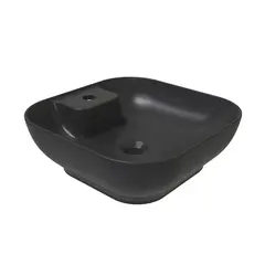 Умывальник накладной Bien Motto 42x42 см черный глянцевый