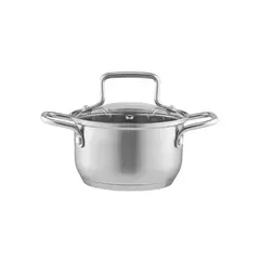 Кастрюля стальная с крышкой DAJAR AMBITION Hugo 18 см