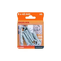 დიუბელი Koelner FIX-08s 4 ც B-FIX08S  ბლისტი