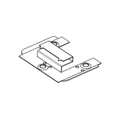 საკეტი კედლის პანელის 3D Wall box = 100pc