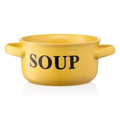 ღრმა თეფში კერამიკა Ardesto AR3476Y 550მლ ყვითელი