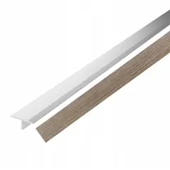 Порог алюминиевый VOX T18 дуб GLINA 18 мм 1.86 м