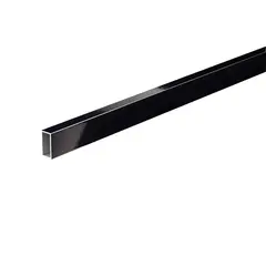 Алюминиевый профиль прямоугольный Arcansas черный 20x10x1000 мм