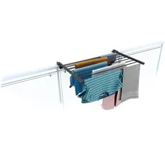 საშრობი აივნის მოაჯირზე დასამაგრებელი Foxy Dry Duo Anthracite 102 სმ