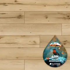 Laminate water resistant Classen Ambience Aqua Protect 53687 4V AC5/33 Wolta Oak 1285x158x10 mm