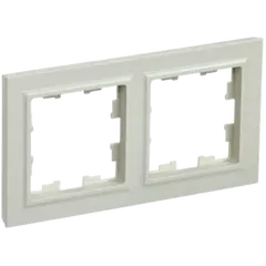 ჩარჩო IEK BR-M22-K10 BRITE 2 უნივერსალური ბეჟი