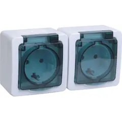 როზეტი IEK ERMP22-K03-16-54-EC 2 IP54 დამიწებით