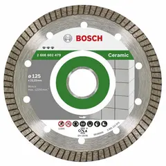 ალმასის დისკი კერამიკისთვის Bosch Best for Ceramic Extraclean Turbo 125x22.23 მმ