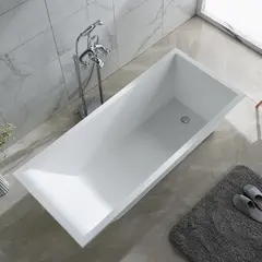 Bathtub made of artificial stone TM IVA BS501168 Solid Surface