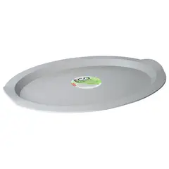 Tray oval  Aleana ECO WOOD светло серый 47х35х4 cm