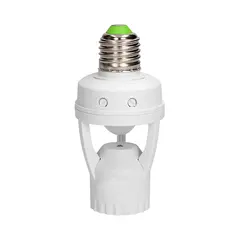 Патрон с датчиком движения ORNO E27 1 60W 360° IP20