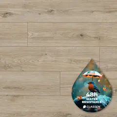 Laminate water resistant Classen Supreme Aqua Protect 63172 4V AC5/33 Oak Merlo 1285x192x12 mm