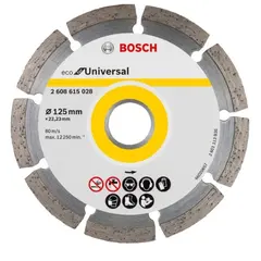 ალმასის დისკი უნივერსალური Bosch Eco for Universal 125x22.23 მმ