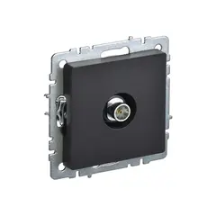 როზეტი IEK BRITE TV PTB11-0-BrB შავი