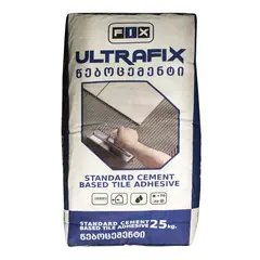 წებო ფილის Ultrafix Standard 25 კგ