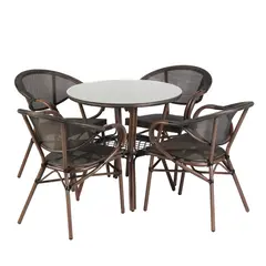 Garden furniture set table and 4 chairs ZT-0152B