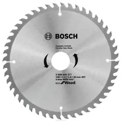 სახერხი დისკი ხის Bosch Eco Wood 2608644377 48T 180x30 მმ