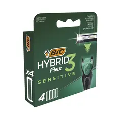 Лезвия для бритвы BIC Flex 3 Hybrid Sensitive 4шт