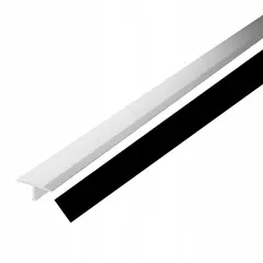 Порог алюминиевый VOX T18 черный 18 мм 1.86 м