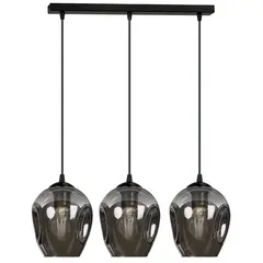 საკიდი EMIBIG Istar 3 E27 3x MAX 60W შავი გრაფიტი