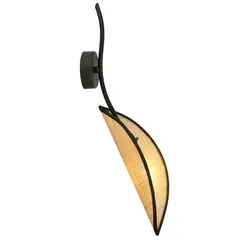 ბრა EMIBIG LOTUS K1 E14 1x MAX 40W შავი როტანგი