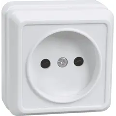 Power socket IEK OKTAVA РС20-2-ОБ white