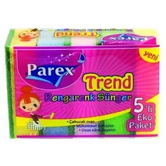 სამზარეულოს ღრუბელი Parex Trend COLORFUL 5 ც
