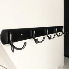 Вешалка для одежды 309 - 5 матово-черная