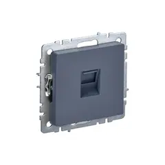 როზეტი IEK BRITE RJ45 cat5E RRK10-BrM ჩარჩოს გარეშე